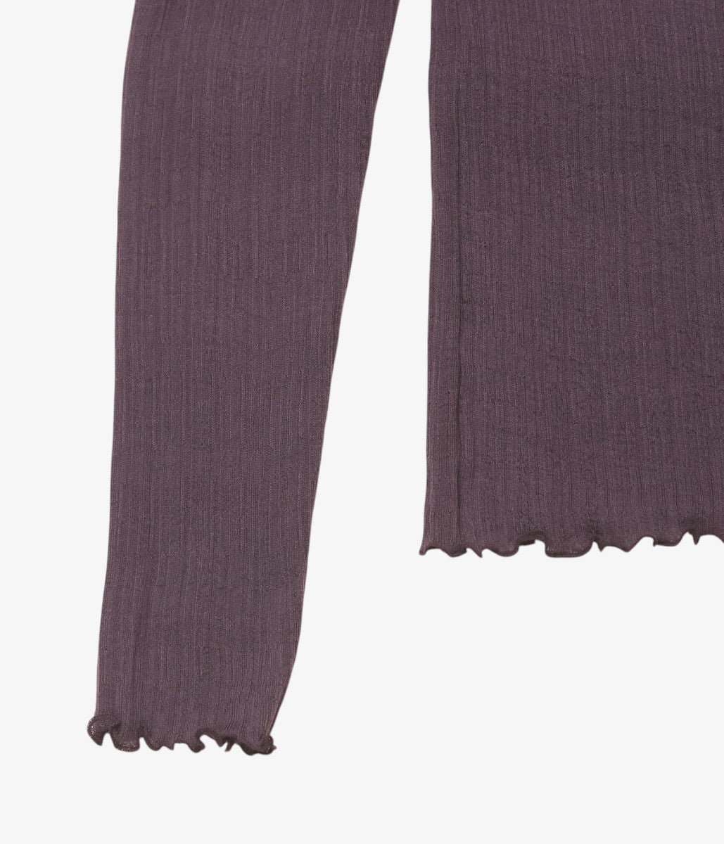 TOURNON ''WOOL YORYU B/N PO'' (AUBERGINE)