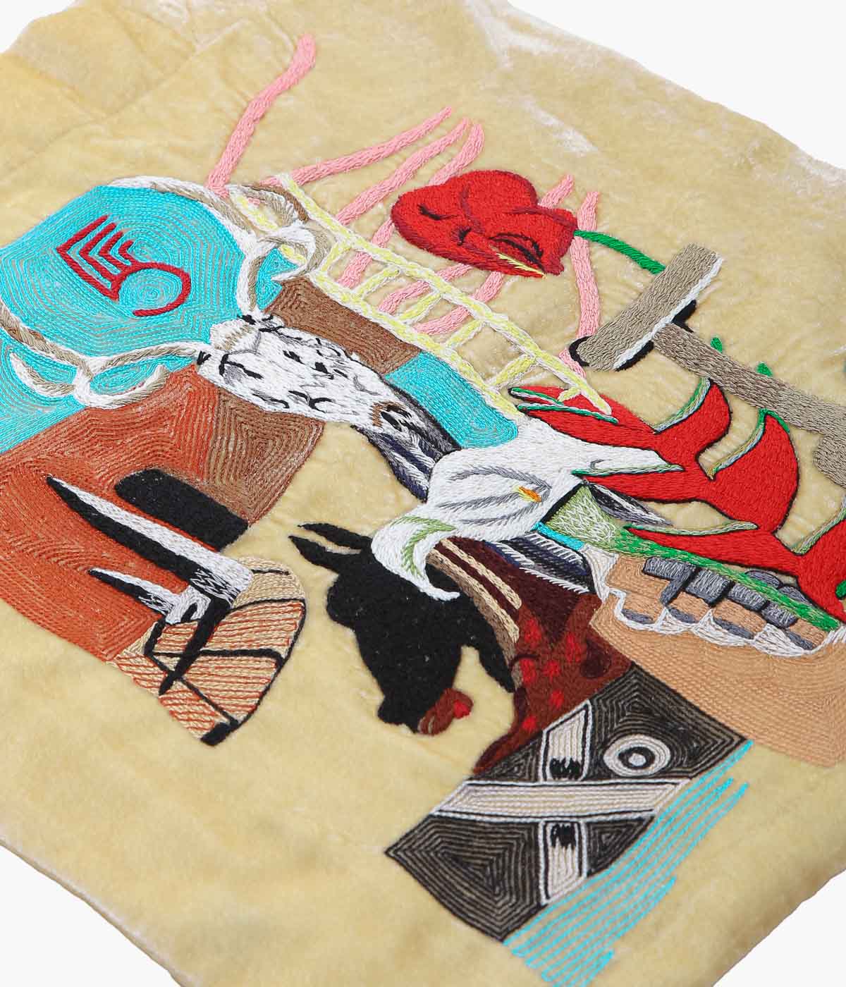 TRIBU-TO ''TOTE BAG NEW MEXICO'' (BEIGE)