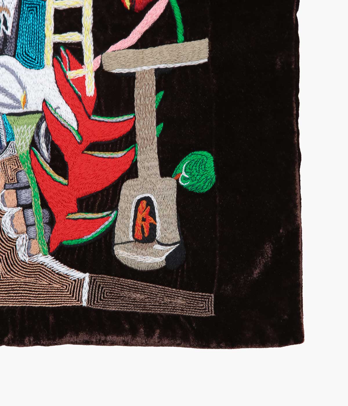 TRIBU-TO ''TOTE BAG NEW MEXICO'' (DARK BROWN)