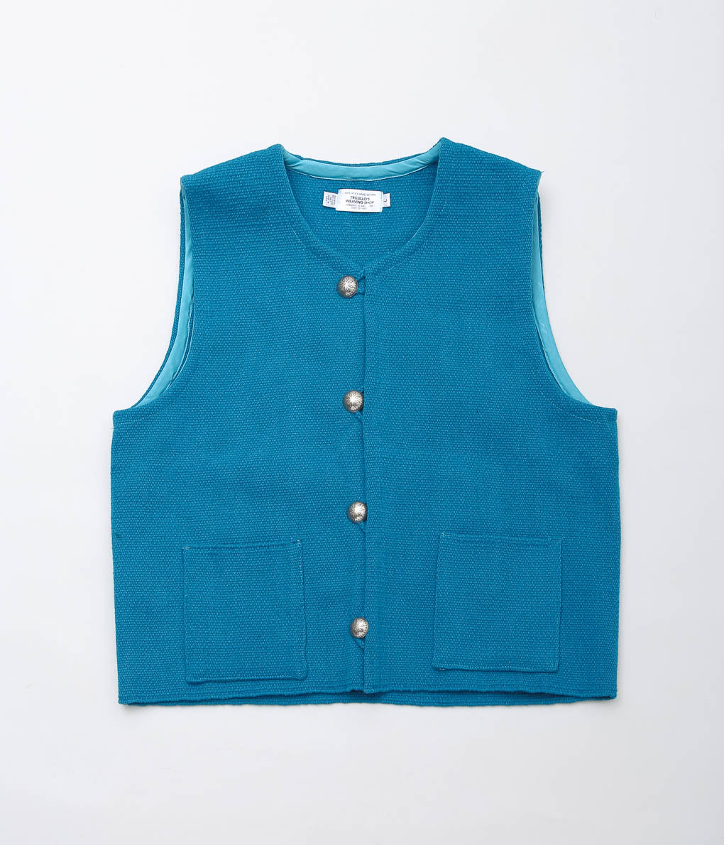 TRUJILLO'S ''CHIMAYO VEST FOR MAIDENS SHOP'' (TURQUOISE)