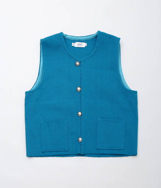 TRUJILLO'S ''CHIMAYO VEST FOR MAIDENS SHOP'' (TURQUOISE)