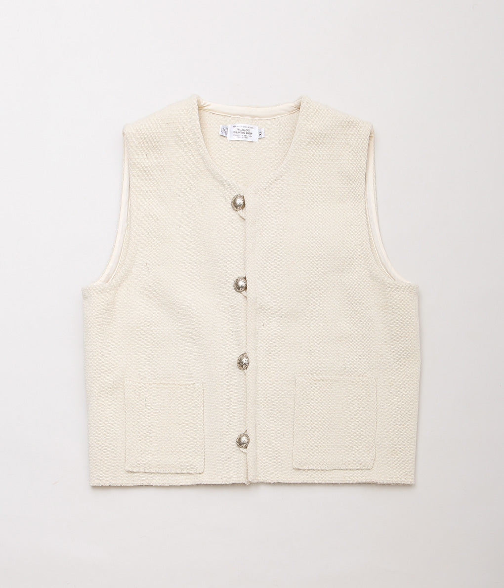 TRUJILLO'S ''CHIMAYO VEST FOR MAIDENS SHOP'' (WHITE)