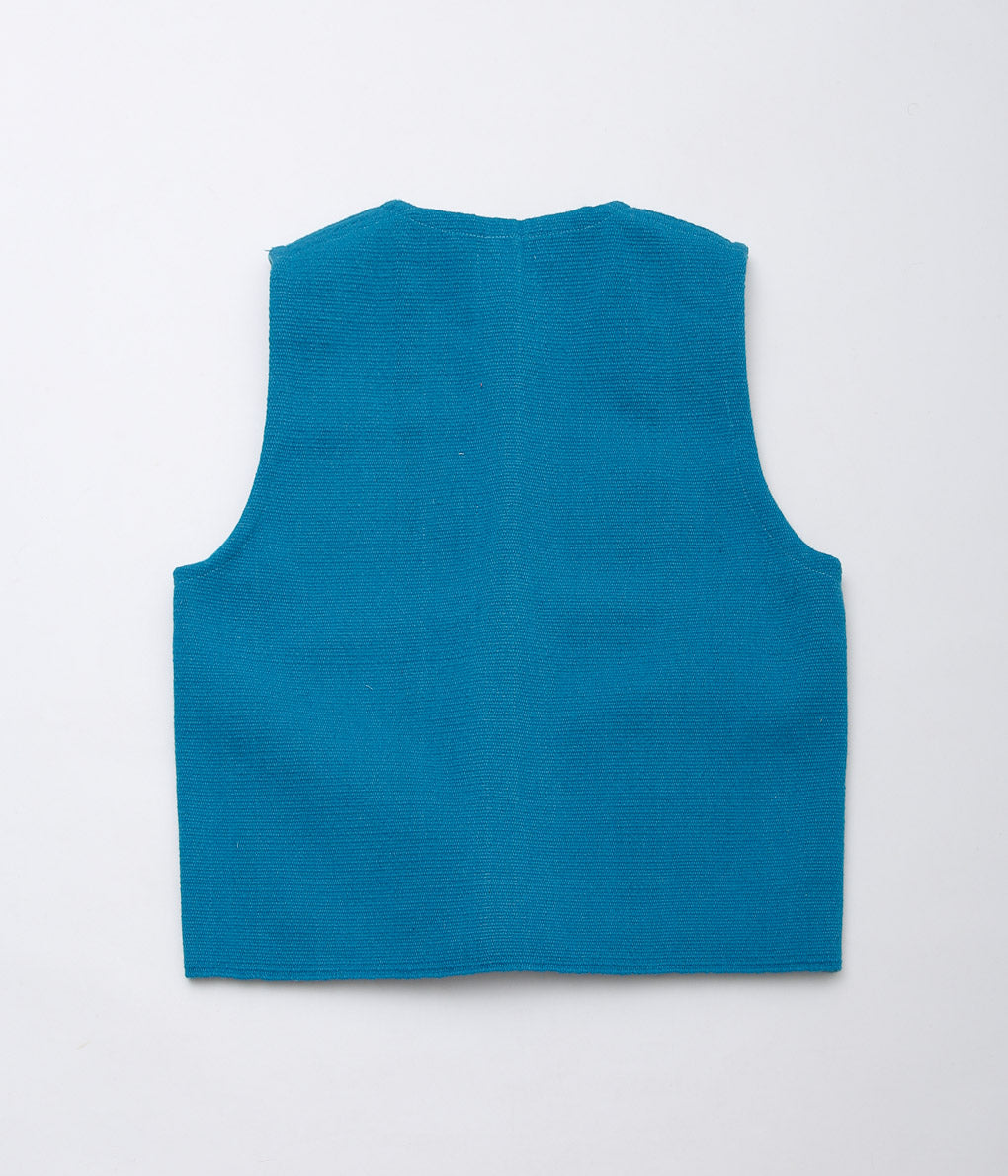 TRUJILLO'S ''CHIMAYO VEST FOR MAIDENS SHOP'' (TURQUOISE)