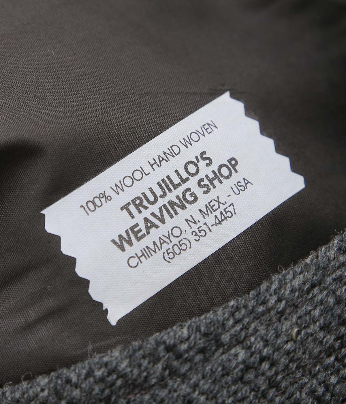 TRUJILLO'S ''CHIMAYO BAG FOR MAIDENS SHOP'' (DARK GRAY)