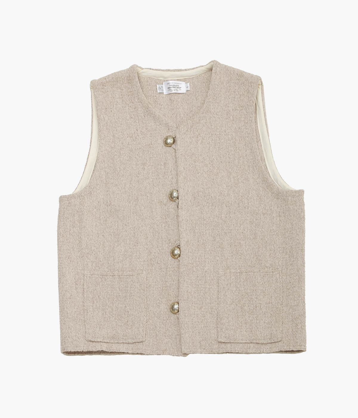 TRUJILLO'S ''CHIMAYO VEST FOR MAIDENS SHOP'' (OATMEAL)