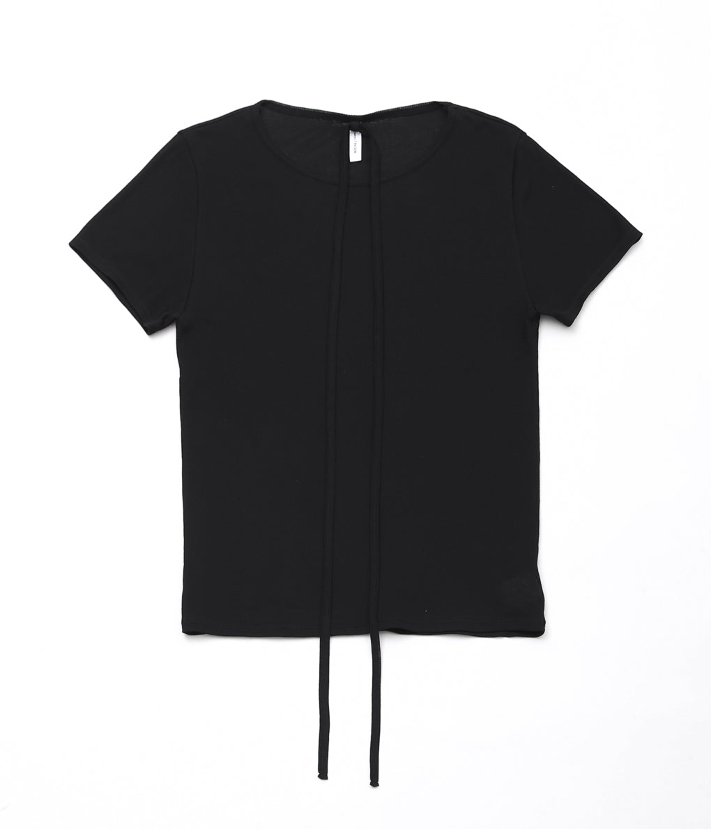 TU ES MON TRESOIR ''CHOKER T-SHIRT''(BLACK)