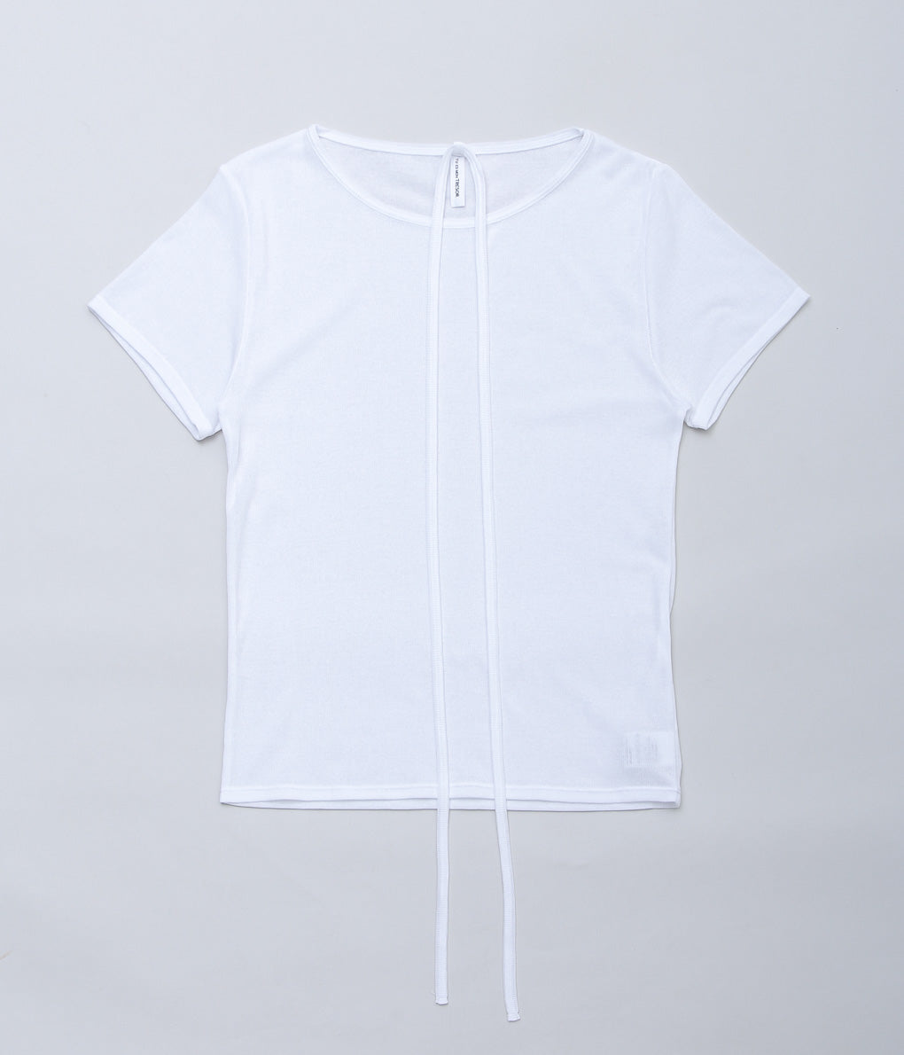 TU ES MON TRESOIR ''CHOKER T-SHIRT'' (WHITE)