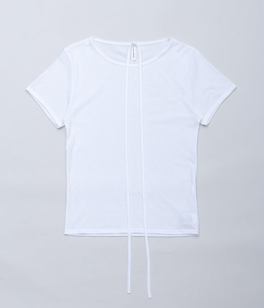 TU ES MON TRESOIR ''CHOKER T-SHIRT''(WHITE)