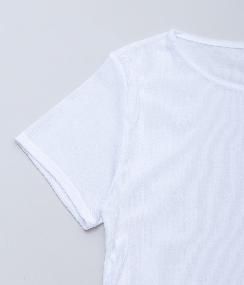 TU ES MON TRESOIR ''CHOKER T-SHIRT'' (WHITE)