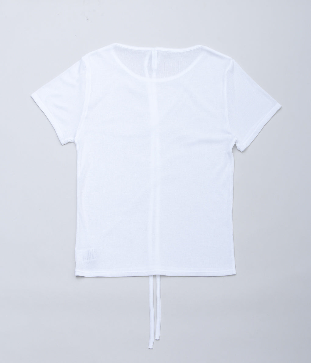 TU ES MON TRESOIR ''CHOKER T-SHIRT'' (WHITE)