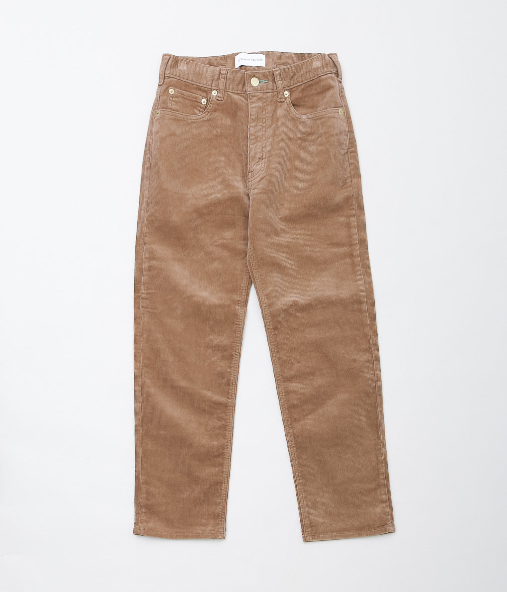 TU ES MON TRESOIR ''THE EMERALD JEAN CORDUROY STRETCH'' (BROWN)