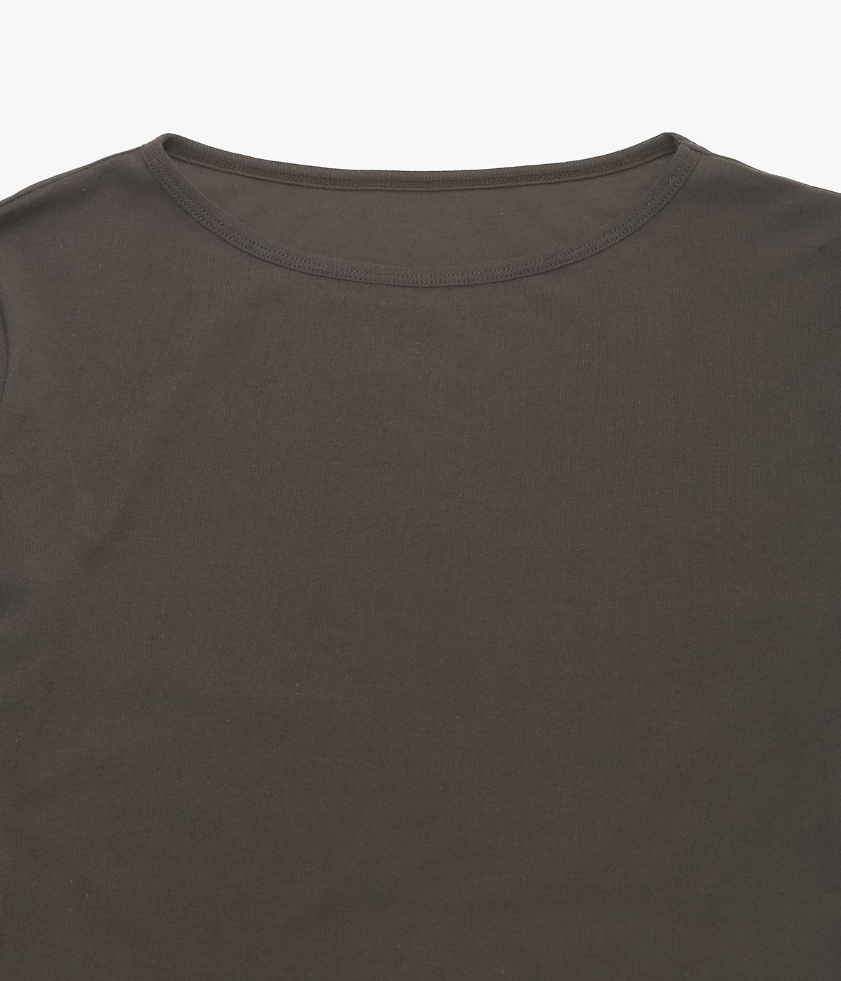 TU ES MON TRESOR ''CREW NECK TOP'' (DARK BROWN)