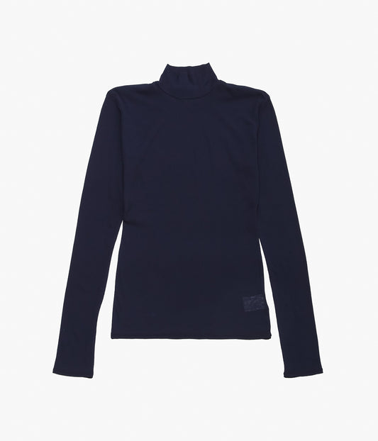 TU ES MON TRESOR ''HIGH NECK TOP'' (NAVY)