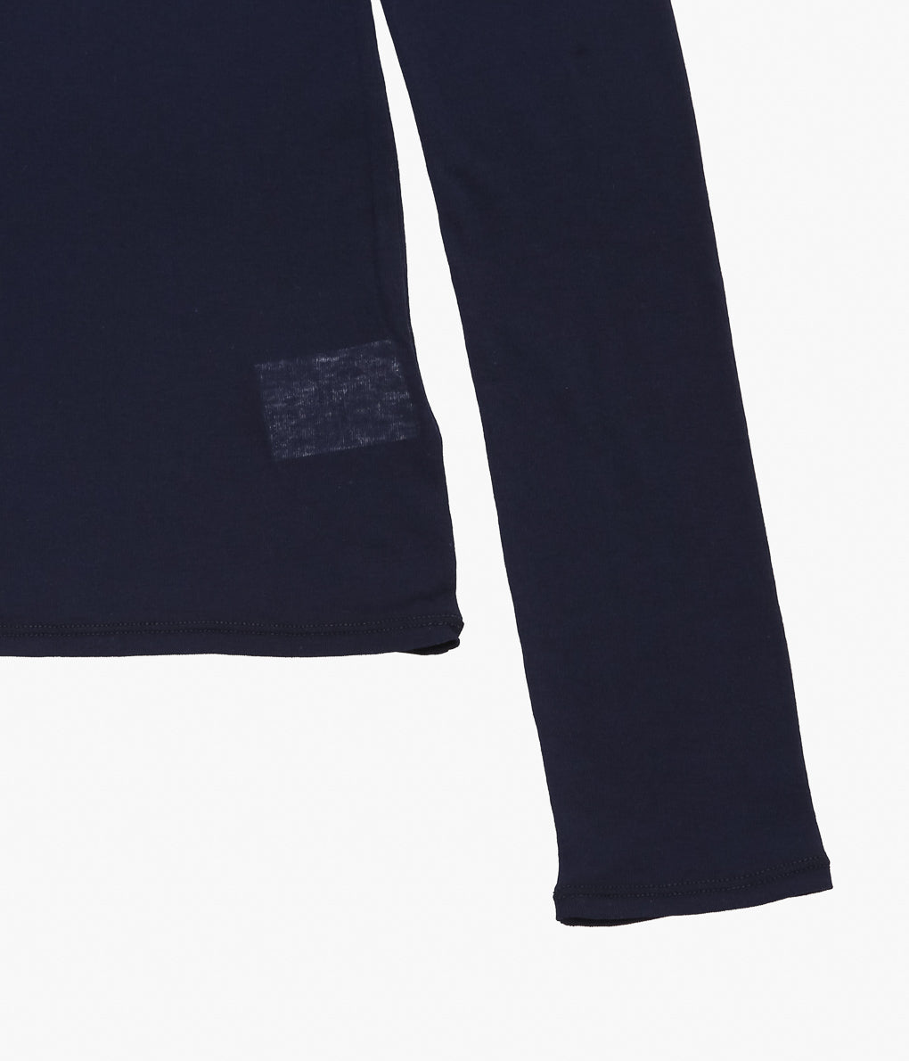 TU ES MON TRESOR ''HIGH NECK TOP'' (NAVY)
