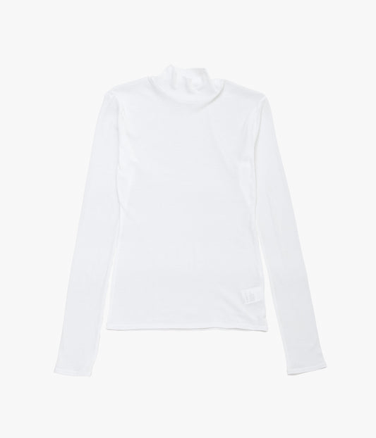 TU ES MON TRESOR ''HIGH NECK TOP'' (WHITE)