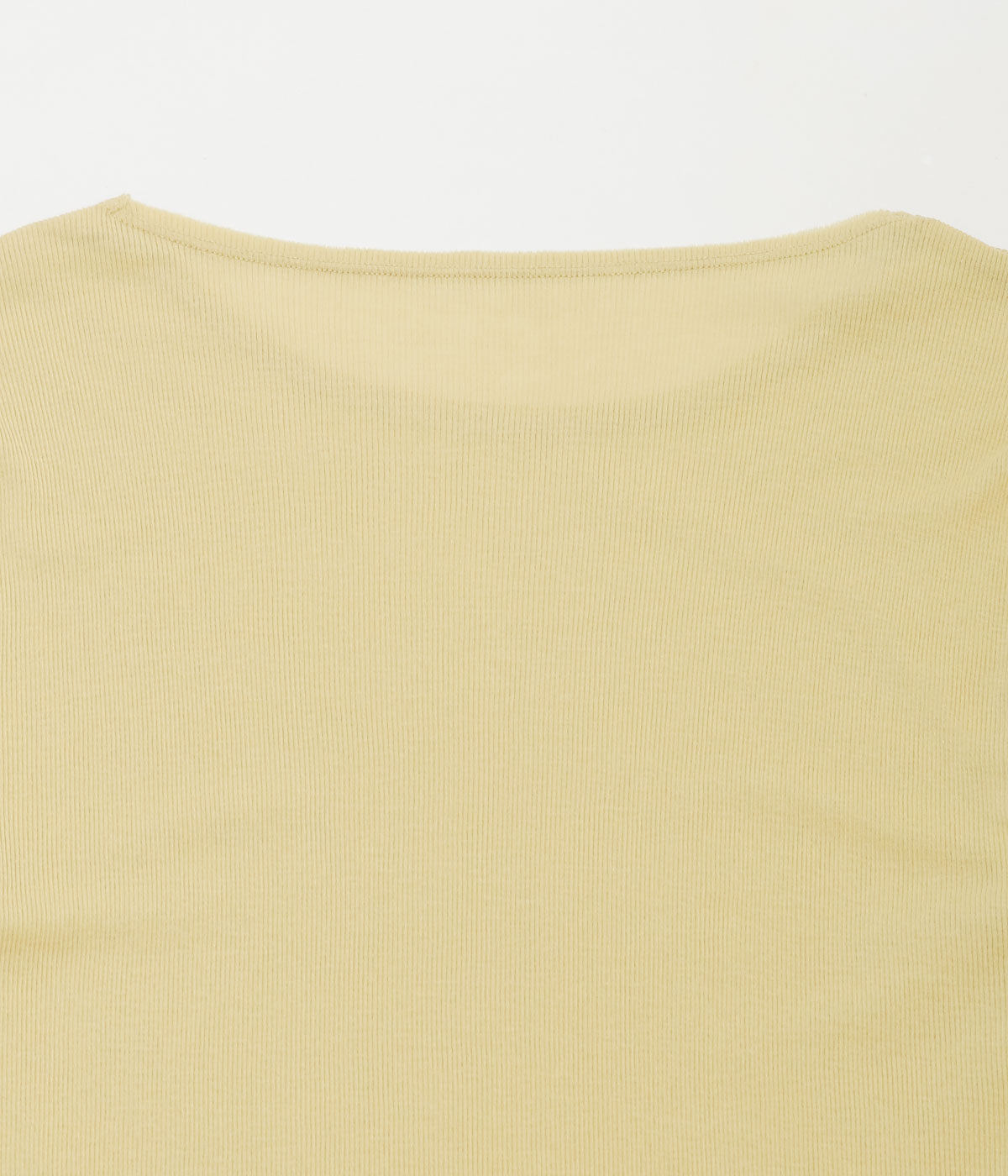 TU ES MON TRESOR ''LONGSLEEVE RIB T-SHIRT'' (YELLOW)