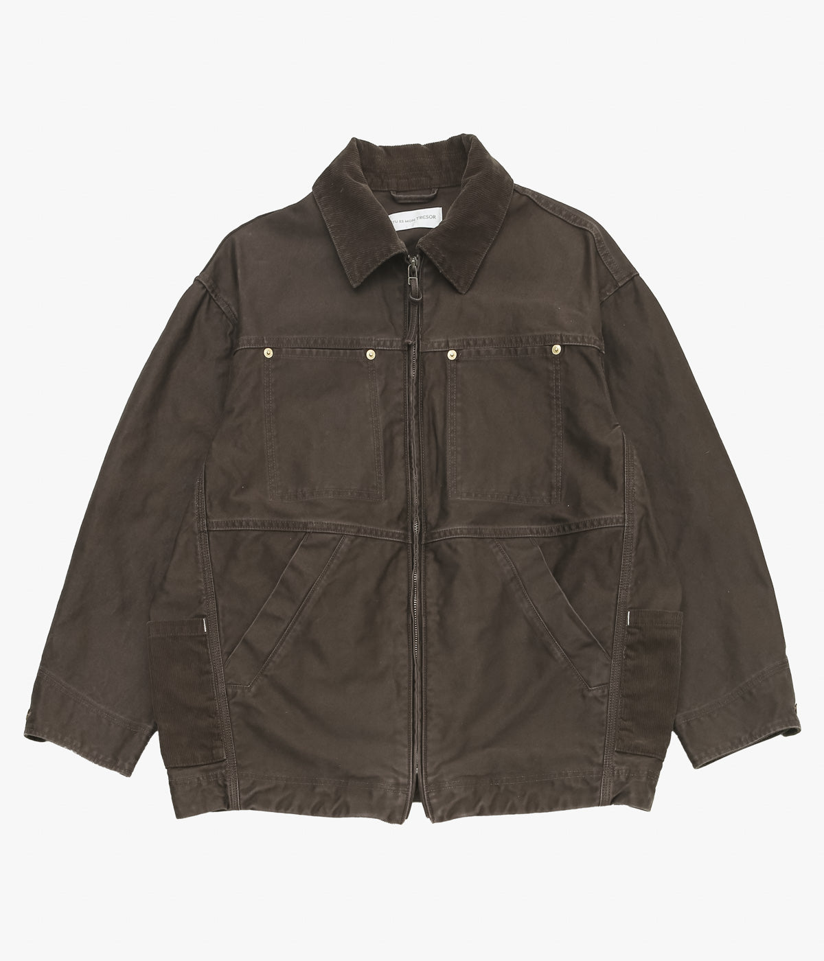 TU ES MON TRESOR ''MOONSTONE JACKET'' (BROWN)