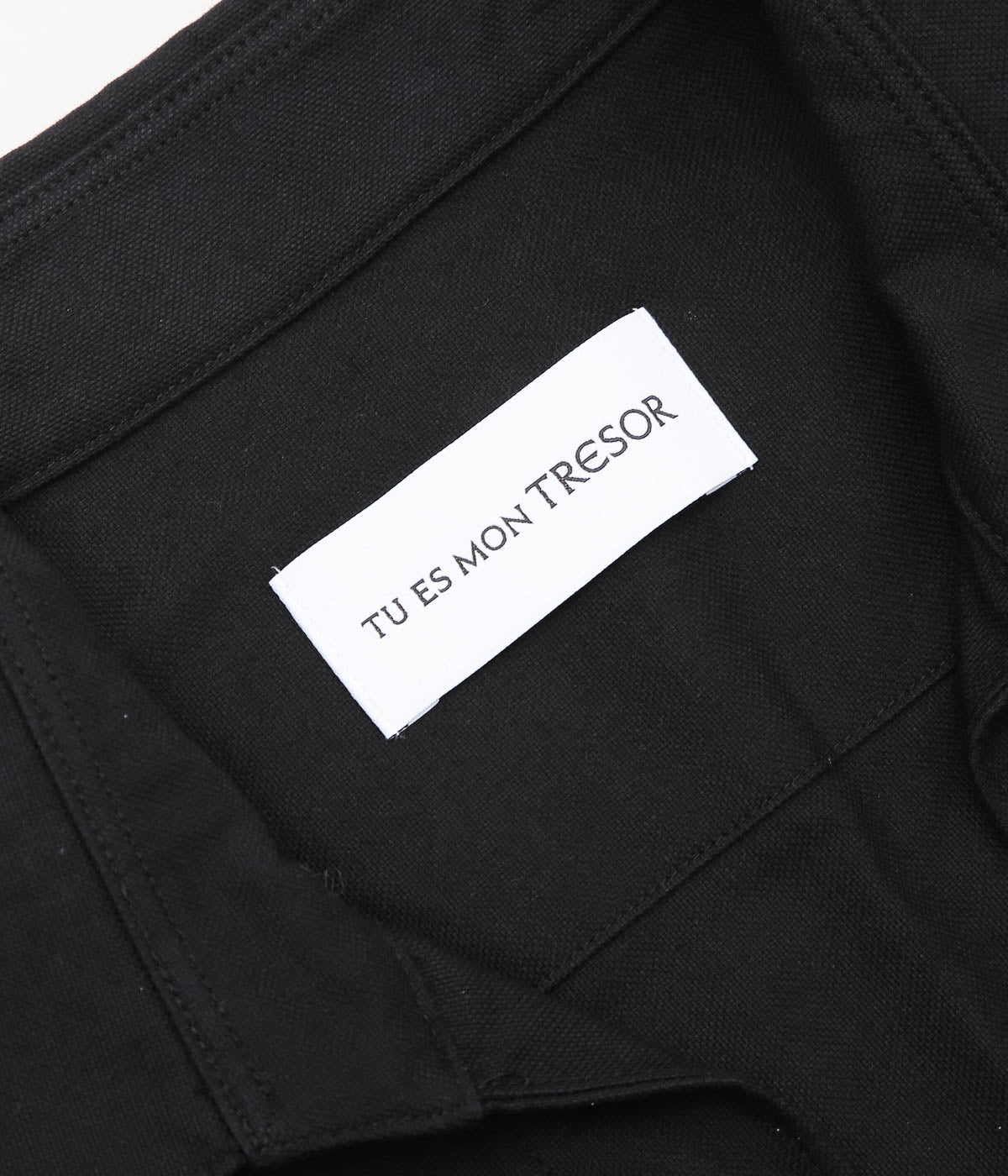 TU ES MON TRESOR ''OXFORD VAREUSE SHIRT'' (BLACK)