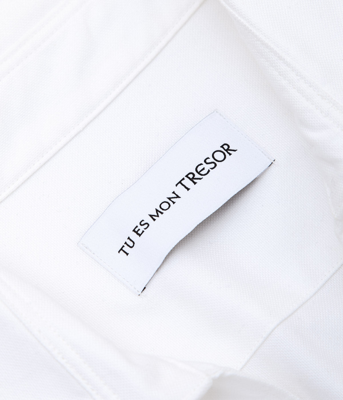 TU ES MON TRESOR ''OXFORD VAREUSE SHIRT'' (WHITE)