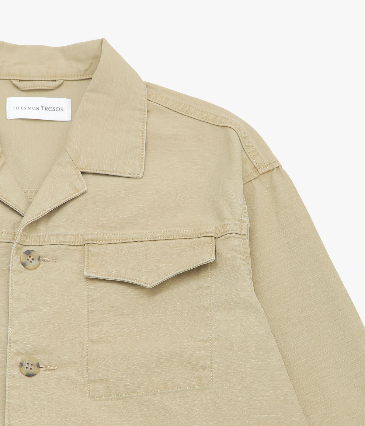 TU ES MON TRESOR ''SAFARI JACKET'' (BEIGE)