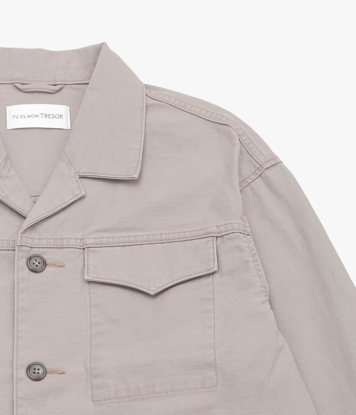 TU ES MON TRESOR ''SAFARI JACKET'' (GREY)