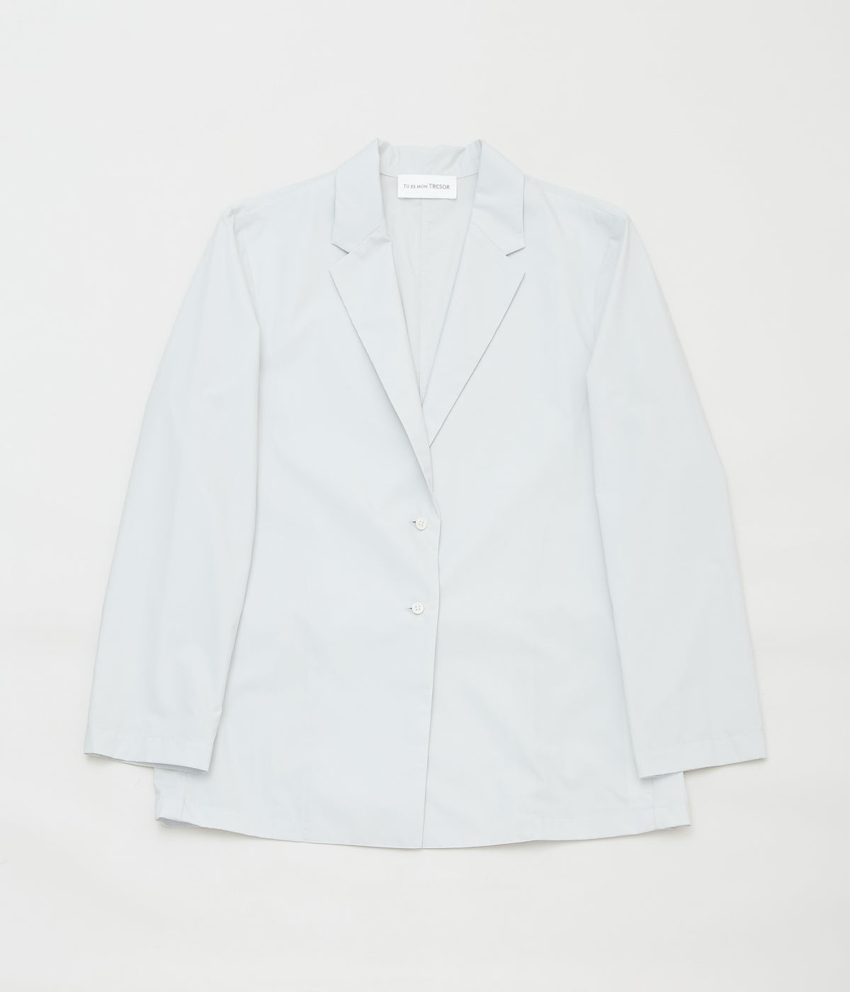 TU ES MON TRESOR ''TAILORED SHIRT JACKET'' (L.BLUE)