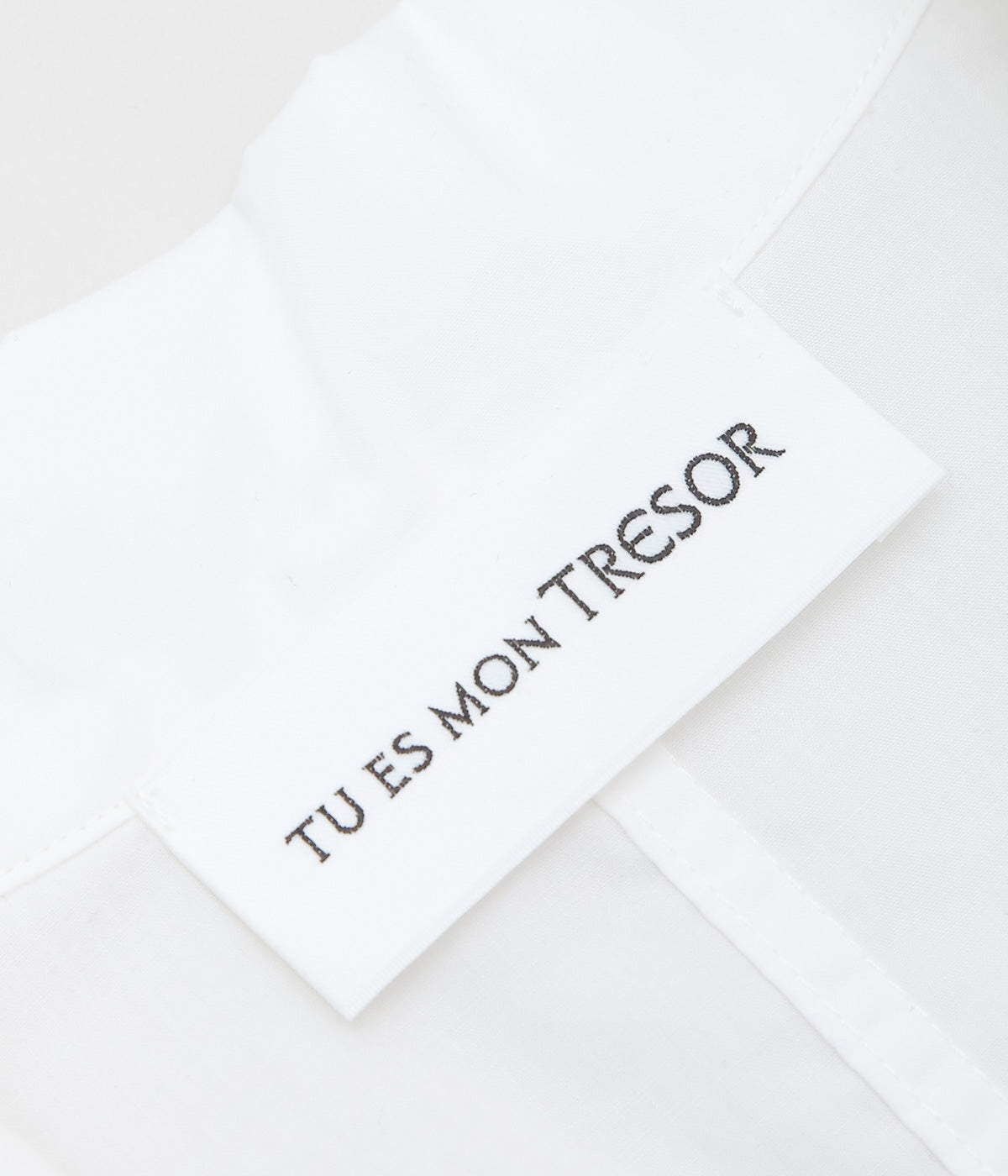 TU ES MON TRESOR ''TAILORED SHIRT JACKET'' (WHITE)