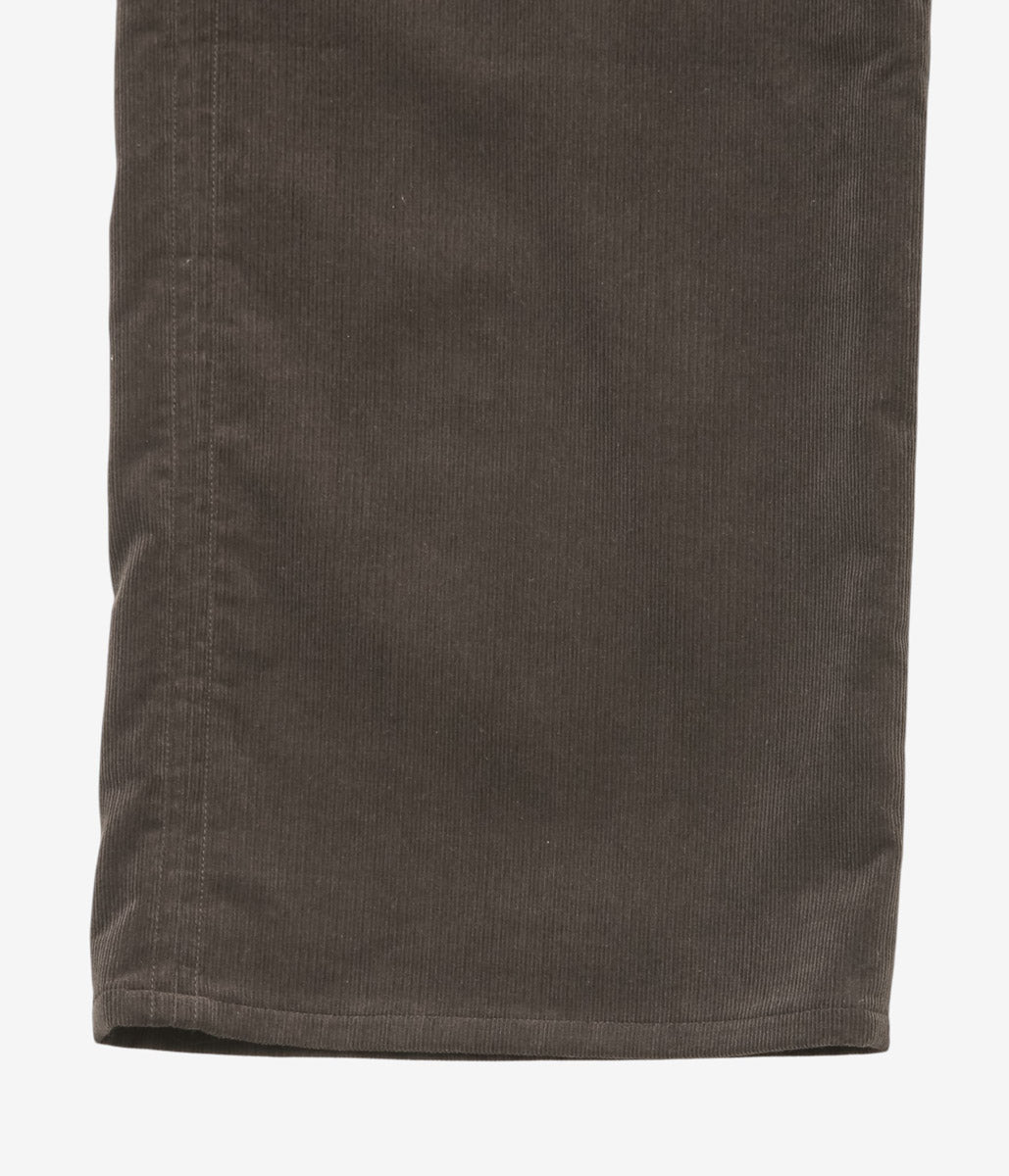 TU ES MON TRESOR ''THE CHALCEDONY JEAN CORDUROY'' (BROWN)