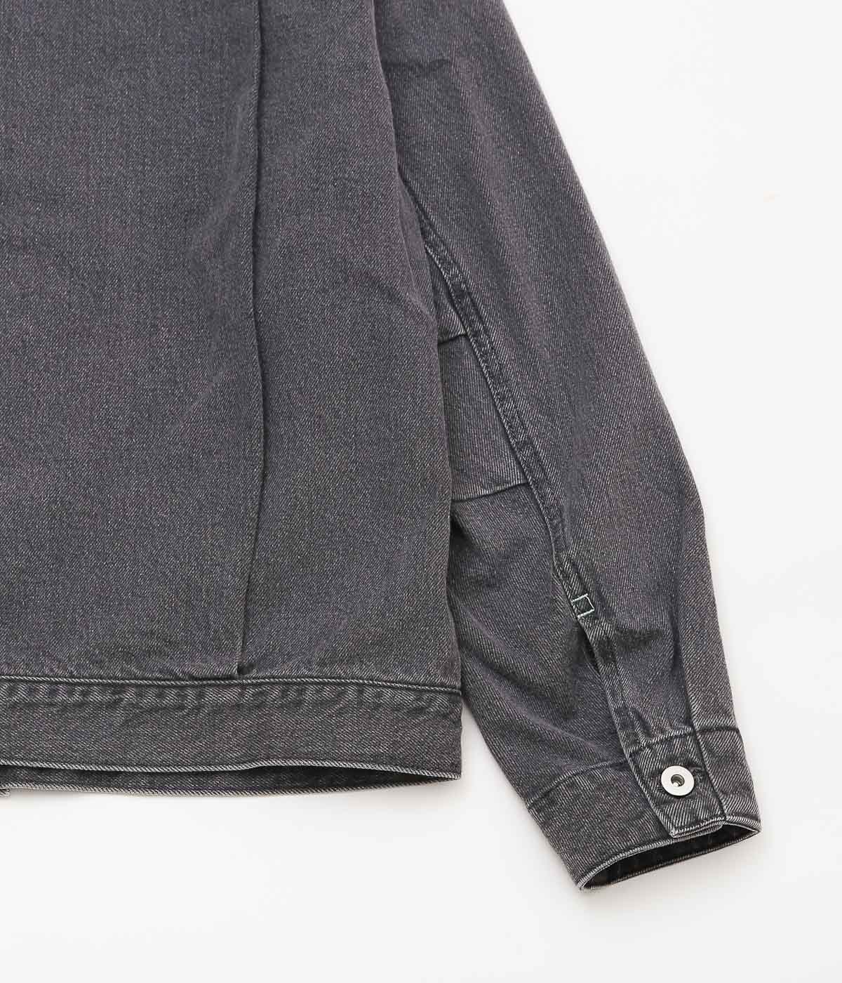 TU ES MON TRESOR ''THE EMERALD DENIM JACKET UNISEX'' (SOLID BLACK 3 YEAR)