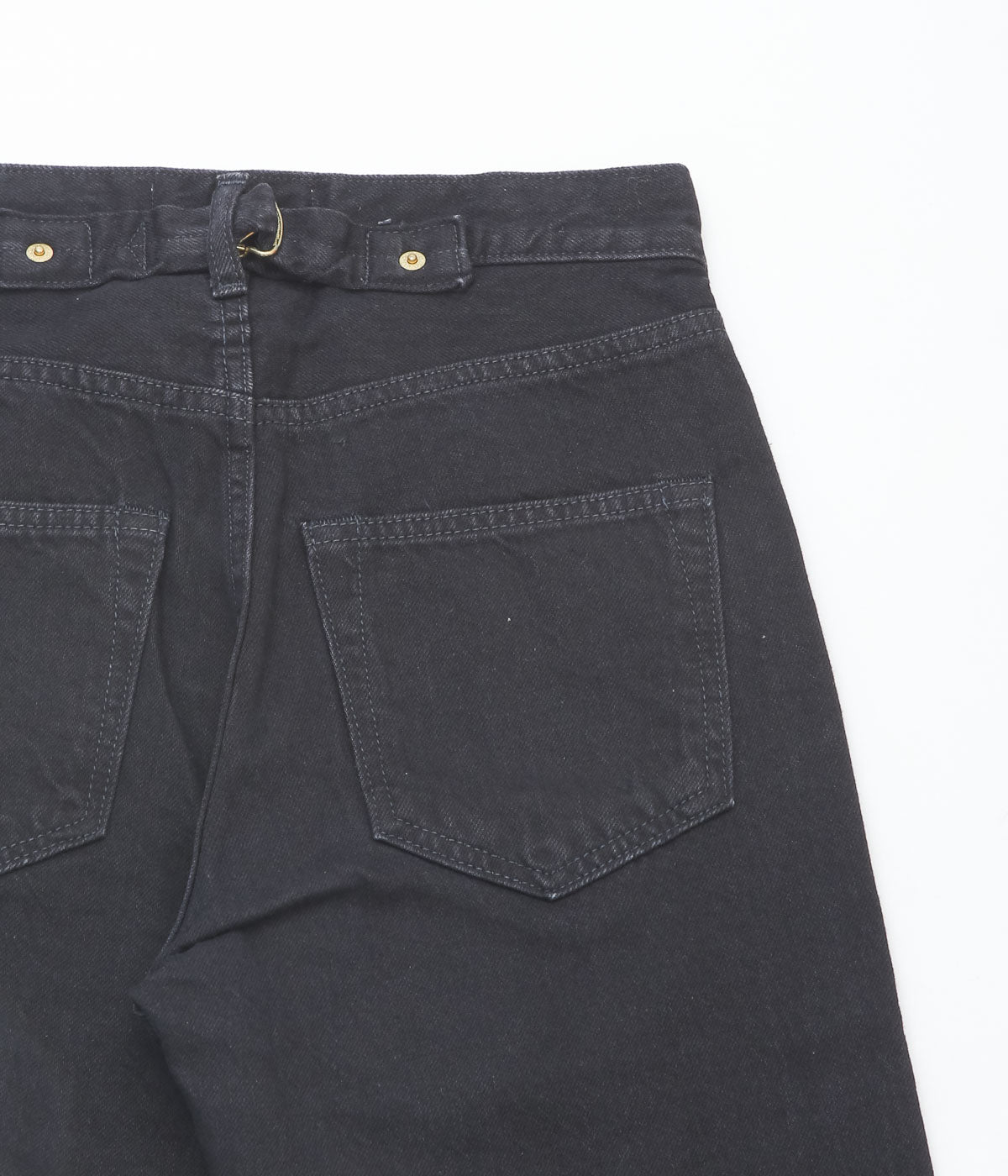 TU ES MON TRESOR ''THE EMERALD JEAN SHORT'' (BLACK)