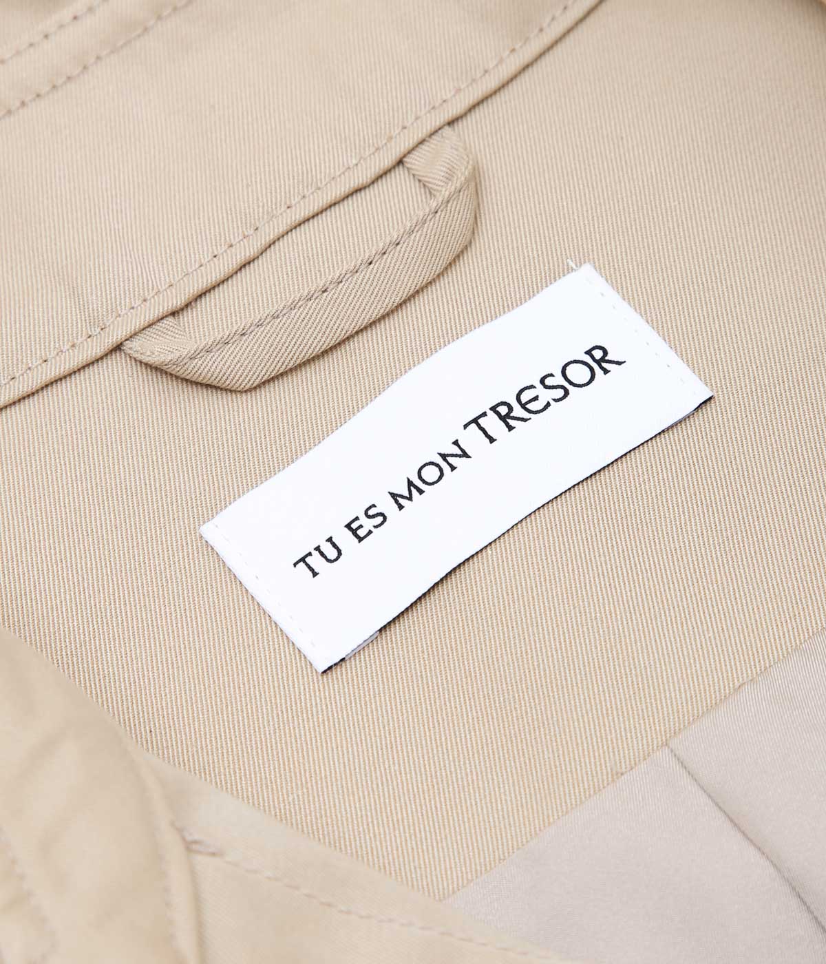TU ES MON TRESOR ''THE KYANITE JACKET'' (BEIGE)