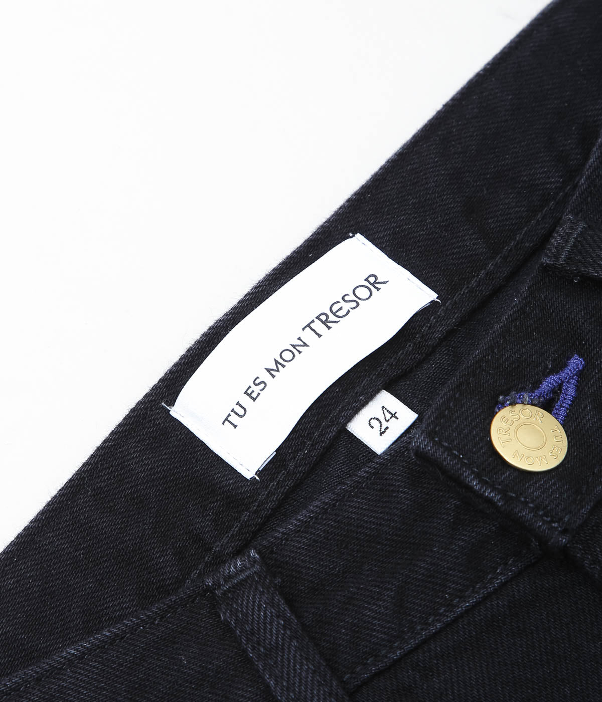 TU ES MON TRESOR ''THE KYANITE JEAN'' (BLACK)