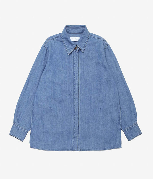 TU ES MON TRESOR ''THE OPAL DENIM OVER SHIRT'' (SOLID 3YEAR)