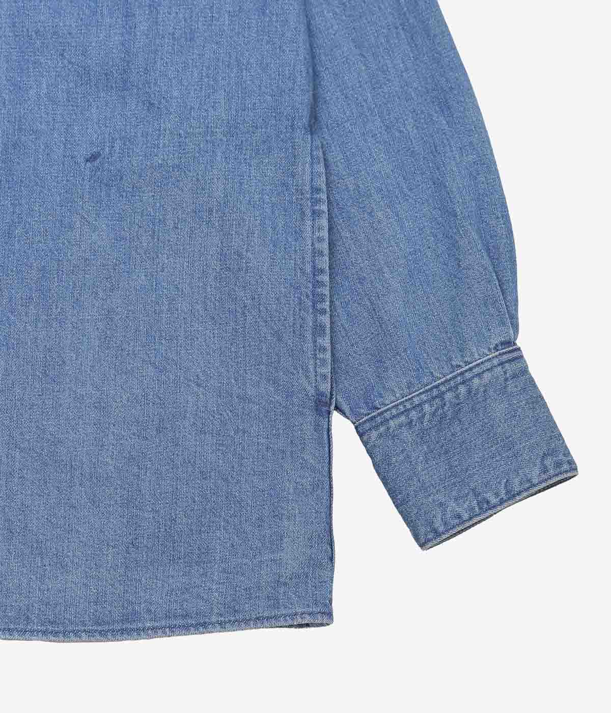 TU ES MON TRESOR ''THE OPAL DENIM OVER SHIRT'' (SOLID 3YEAR)