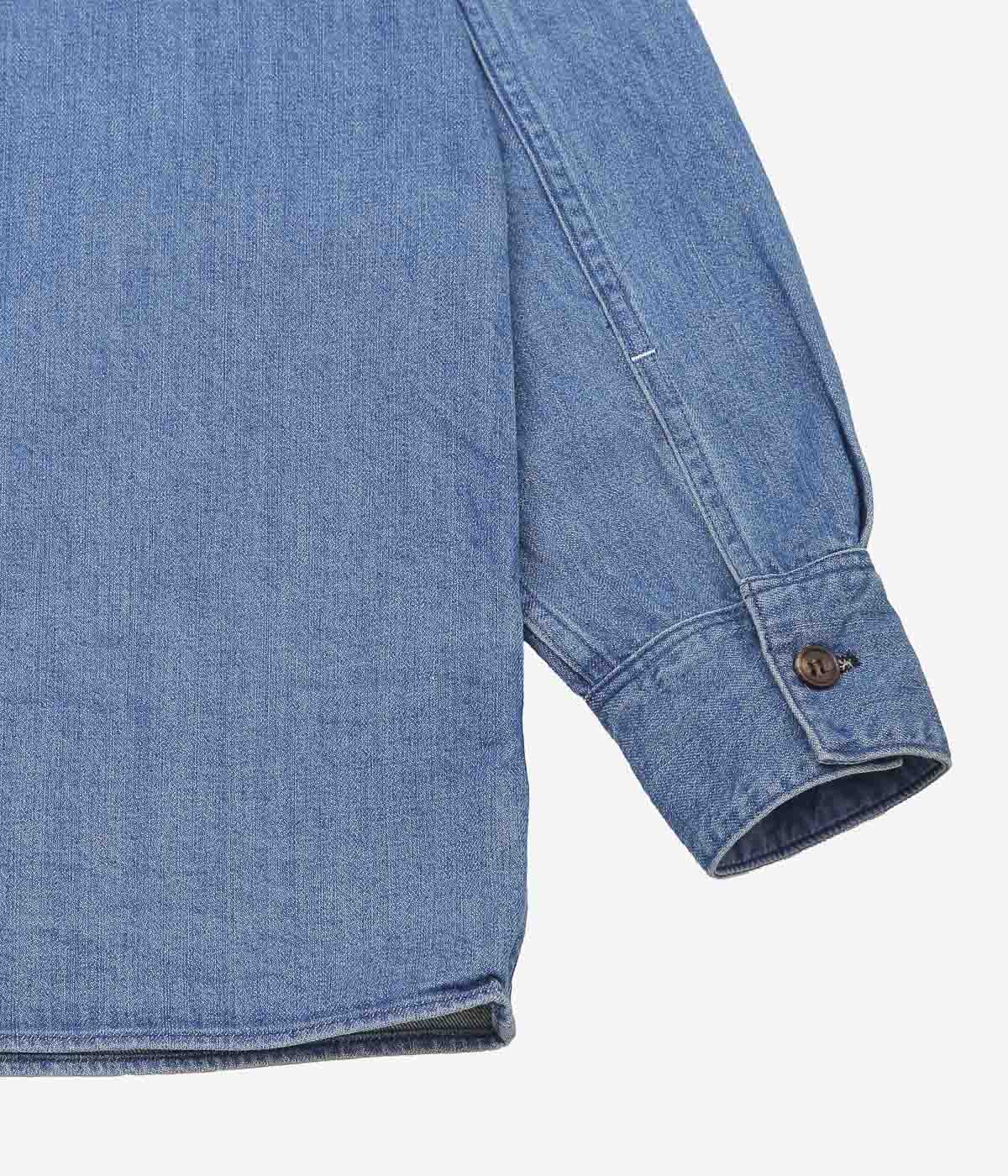 TU ES MON TRESOR ''THE OPAL DENIM OVER SHIRT'' (SOLID 3YEAR)