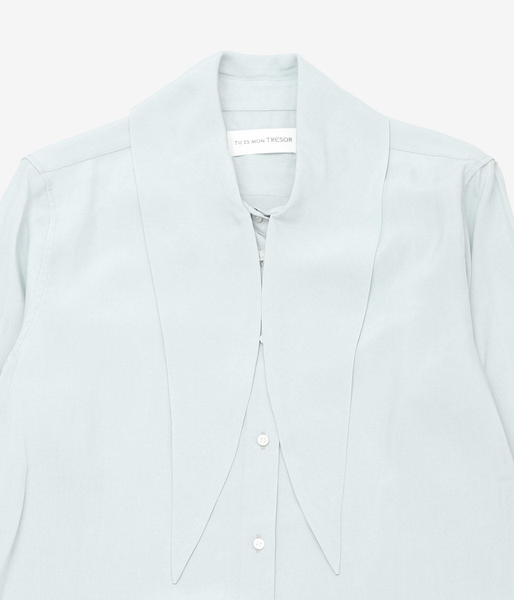 TU ES MON TRESOR ''THE RUTILE CUPRA SHIRT'' (L.BLUE)