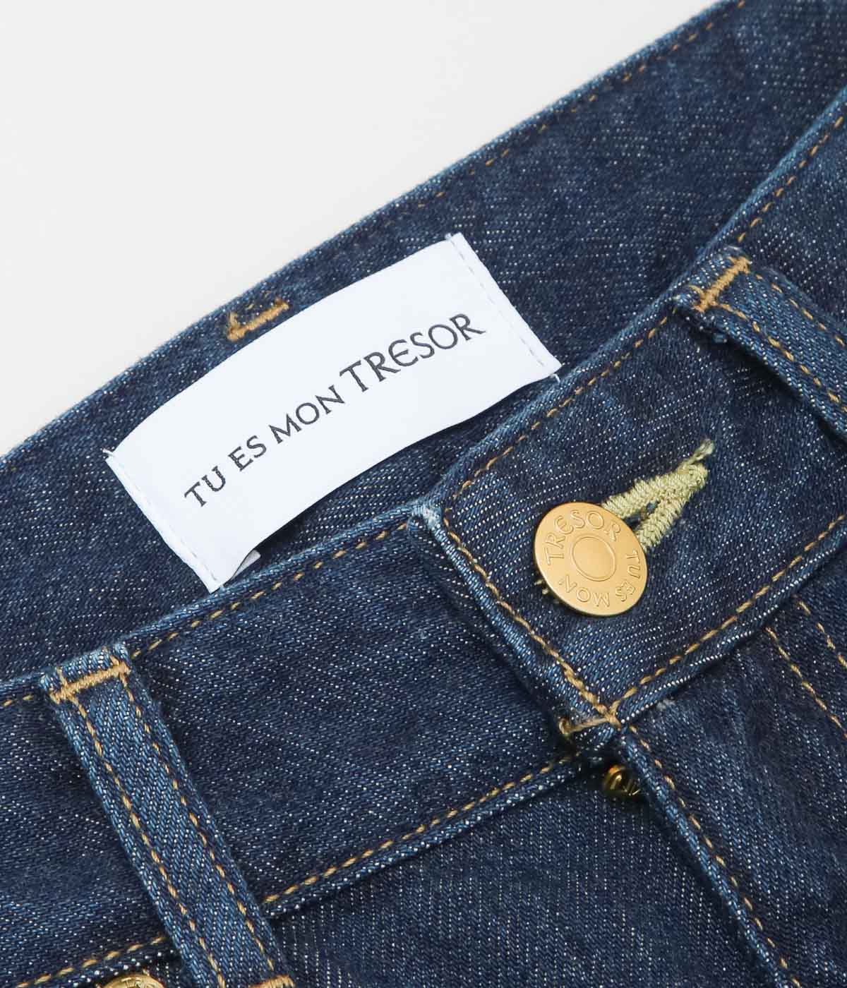 TU ES MON TRESOR ''THE RUTILE JEAN'' (SOLID 1WASH)