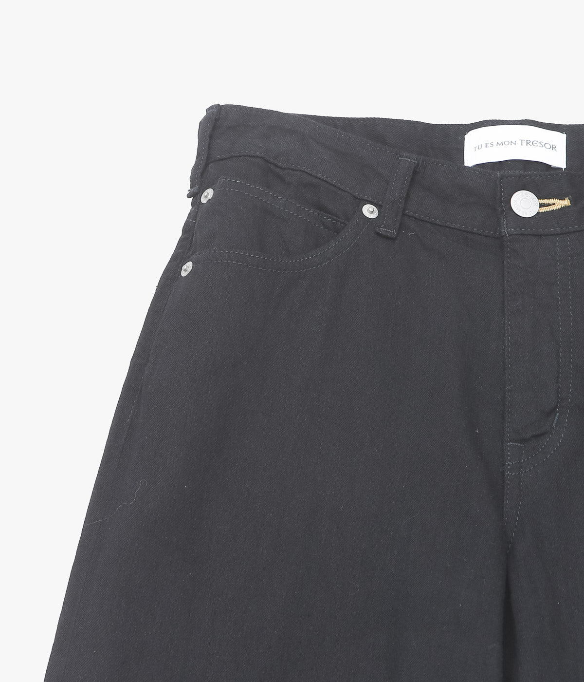 TU ES MON TRESOR ''THE TOPAZ JEAN - LOW RISE'' (BLACK)