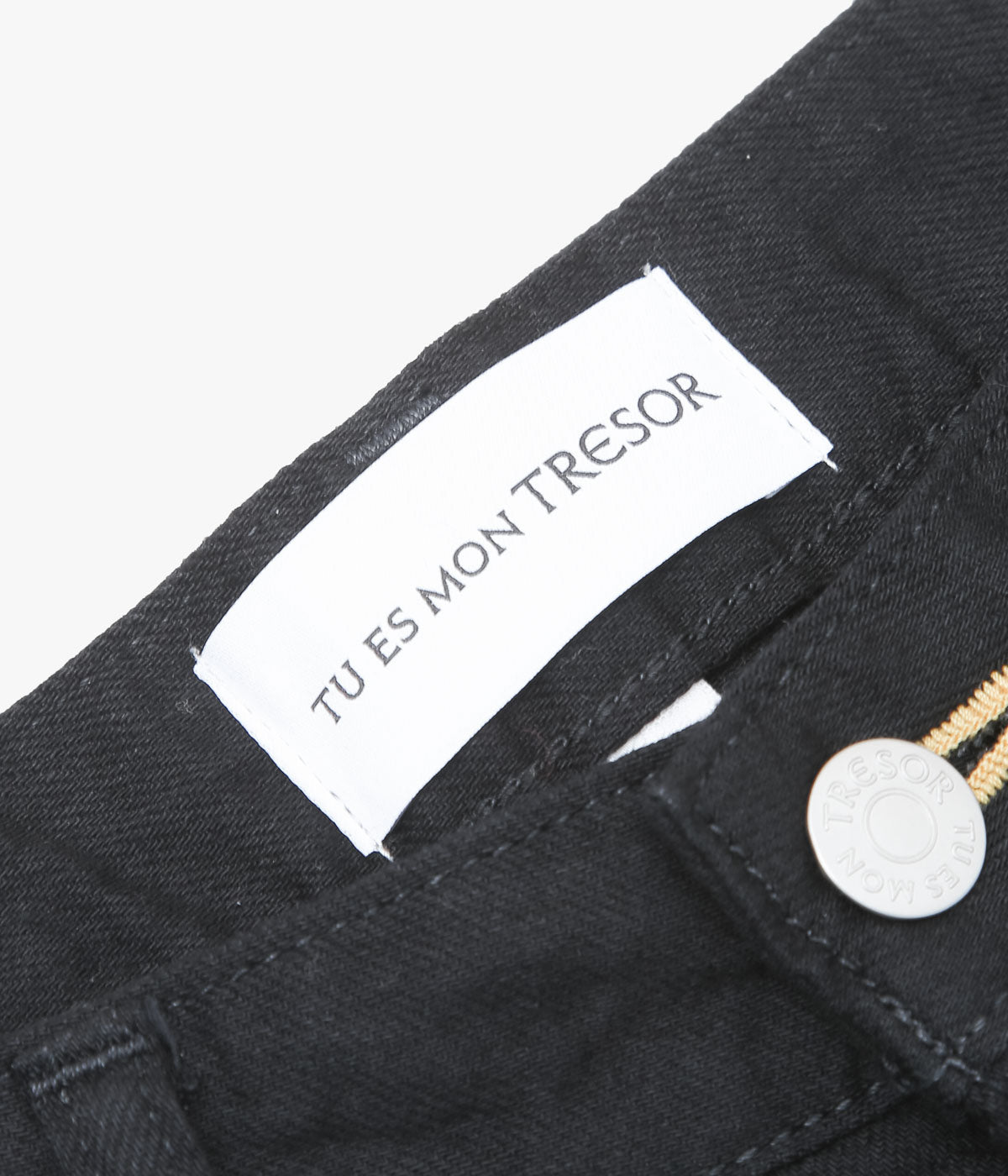 TU ES MON TRESOR ''THE TOPAZ JEAN - LOW RISE'' (BLACK)