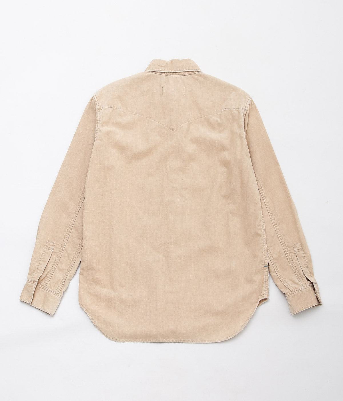 TU ES MON TRESOR ''THE TURQUOISE CORDUROY SHIRT'' (BEIGE)