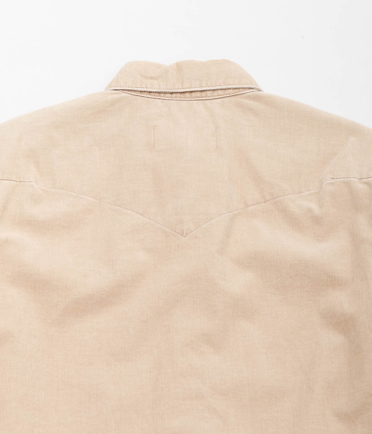 TU ES MON TRESOR ''THE TURQUOISE CORDUROY SHIRT'' (BEIGE)