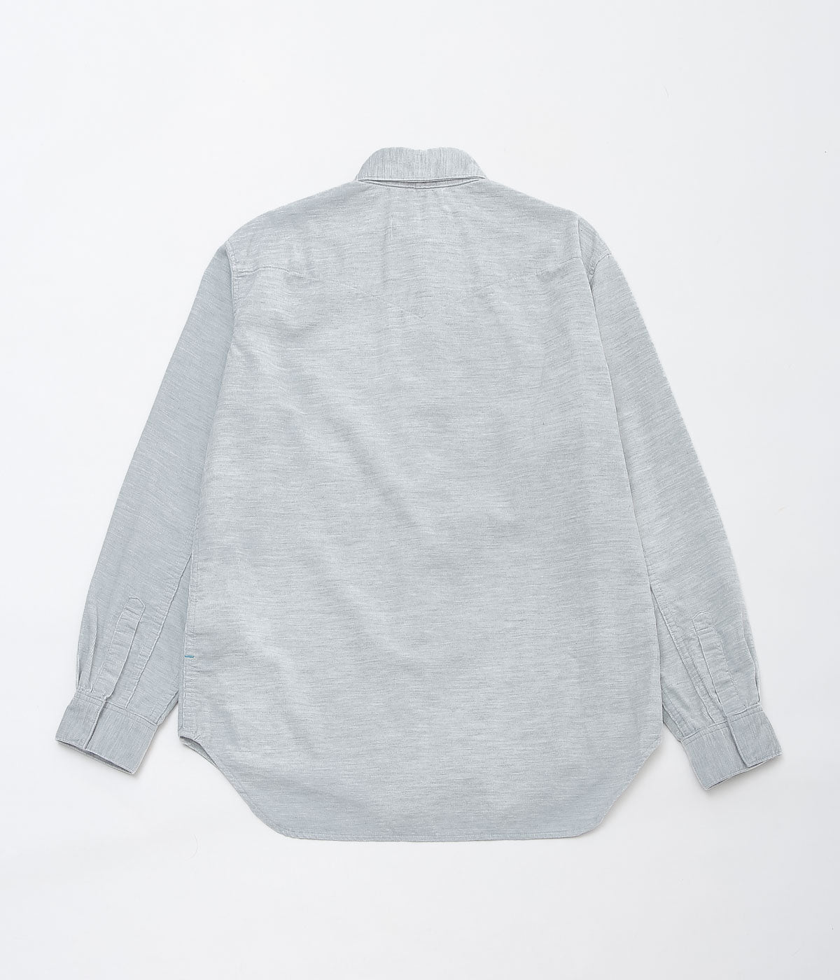 TU ES MON TRESOR ''THE TURQUOISE CORDUROY SHIRT'' (LIGHT GREY)