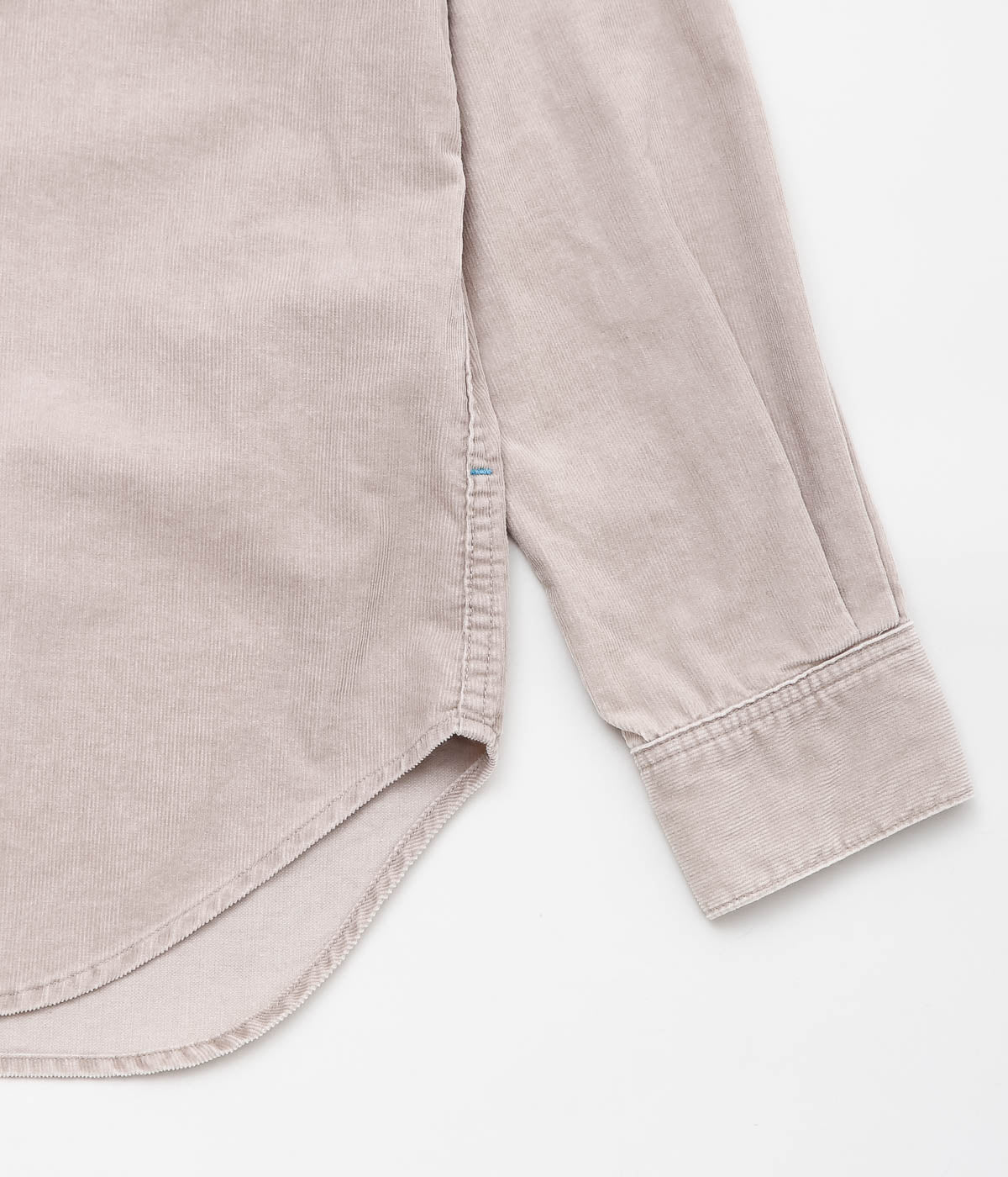 TU ES MON TRESOR ''THE TURQUOISE CORDUROY SHIRT'' (MAUVE)