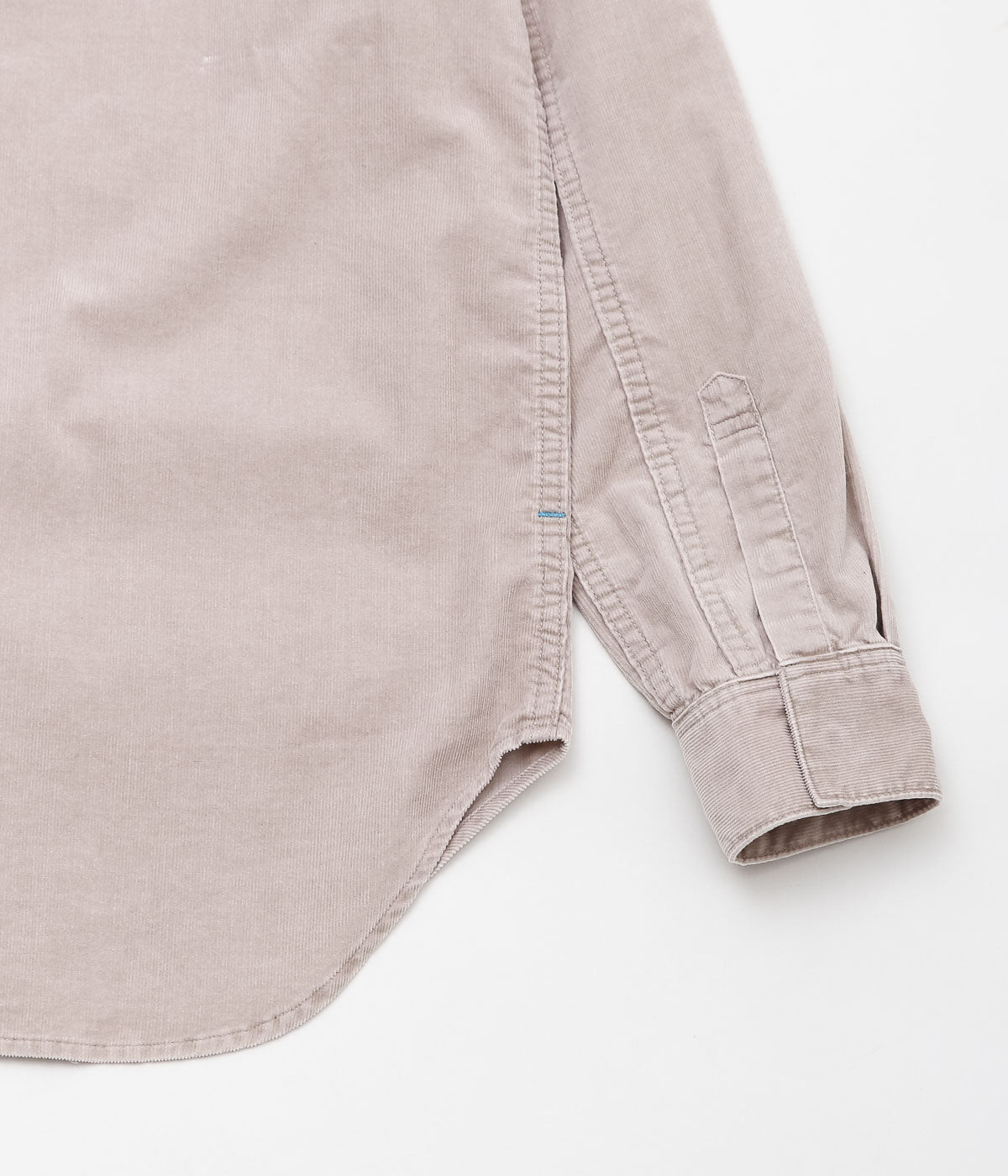 TU ES MON TRESOR ''THE TURQUOISE CORDUROY SHIRT'' (MAUVE)