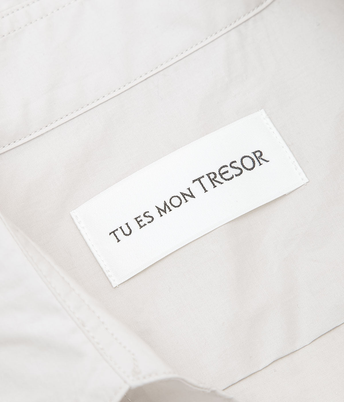 TU ES MON TRESOR ''VAREUSE POCKET SHIRT'' (LT.GREY)