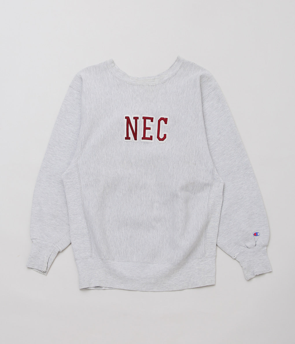 USED&VINTAGE''90'S CHAMPION REVERSE WEAVE "NEC"'' (GREY)