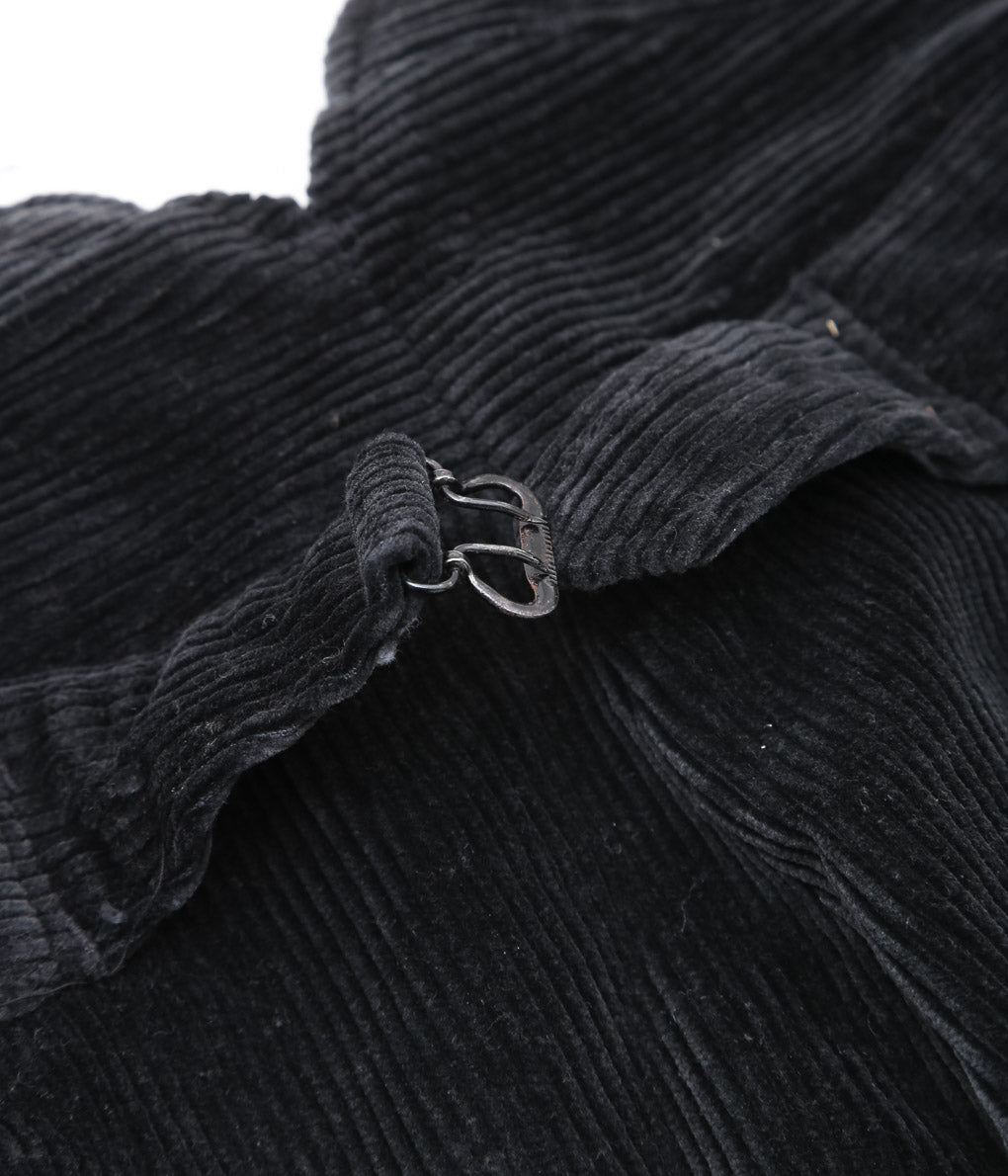 USED&VINATGE ''30-40s FRENCH CORDUROY TROUSERS "LE CHAMONIX"'' (BLACK)