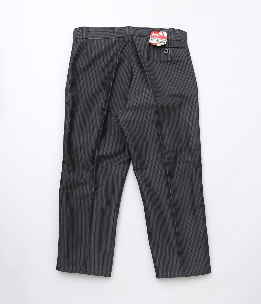 USED&VINATGE  ''50's DEADSTOCK FRENCH WORK PANTS'' (BLACK STRIPE)