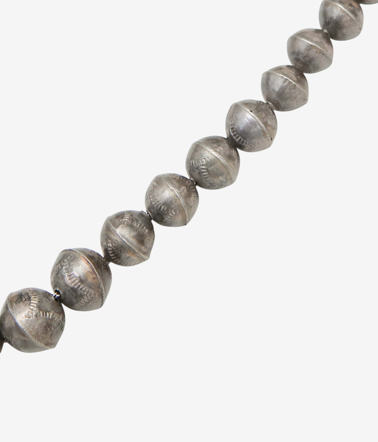 VINTAGE JEWELRY ''1950's~ NAVAJO PEARL NECKLACE'' (SILVER)