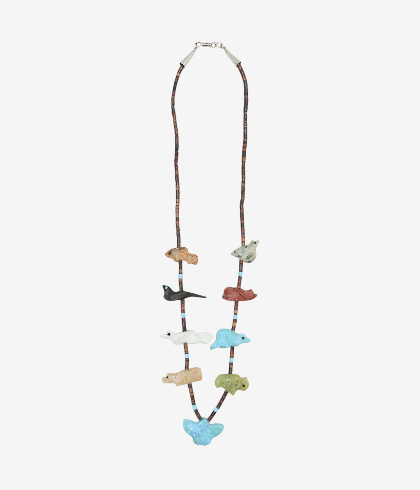 VINTAGE JEWELRY ''NAVAJO FETISH NECKLACE ①'' (ASSO)